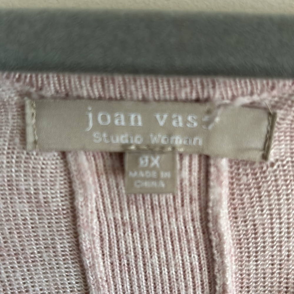 Joan Vass Button Back Sweater - Picture 3 of 5